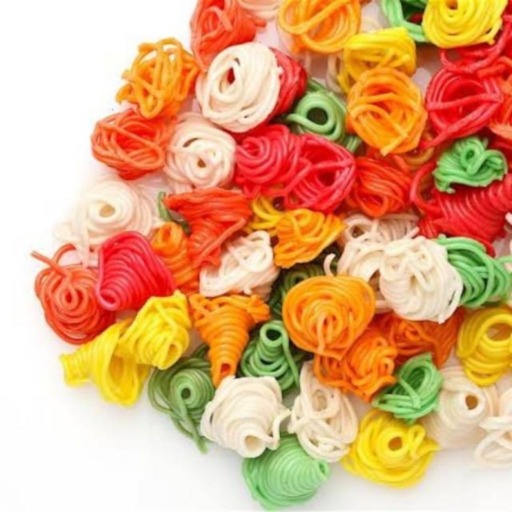 Kerupuk Keong Gulung Mentah Bahan Seblak Mentah 1 Kg