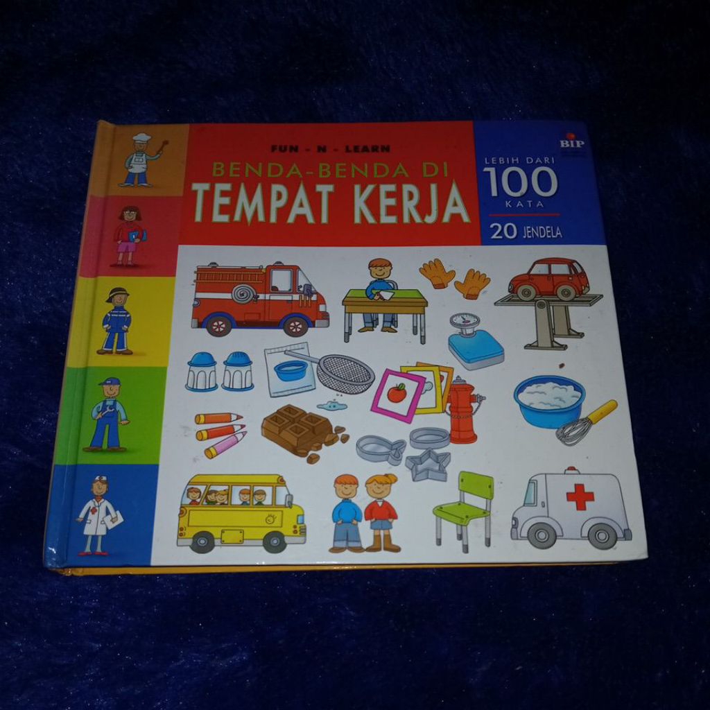 buku fun n learn -  benda benda di tempat kerja
