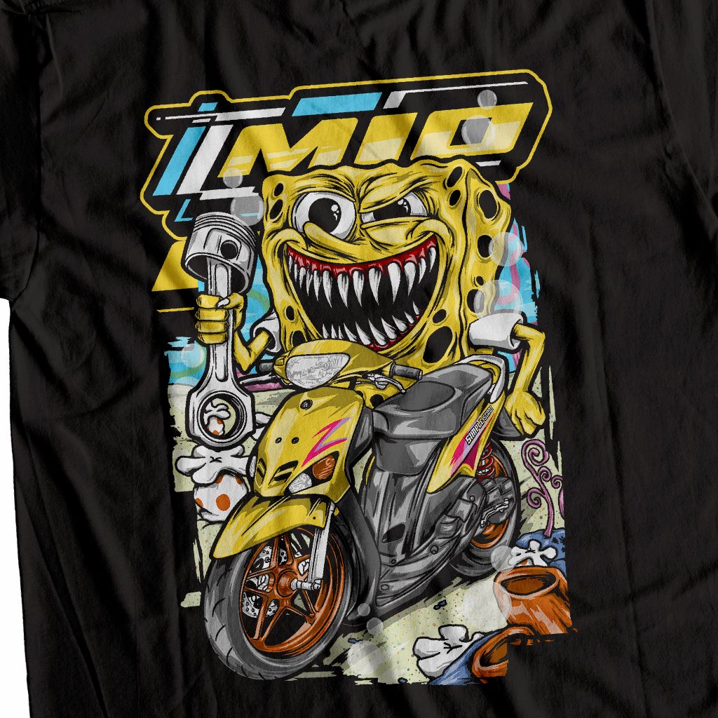 Kaos Mio / Kaos Yamaha Mio Sporty / Kaos Mio Spogebob