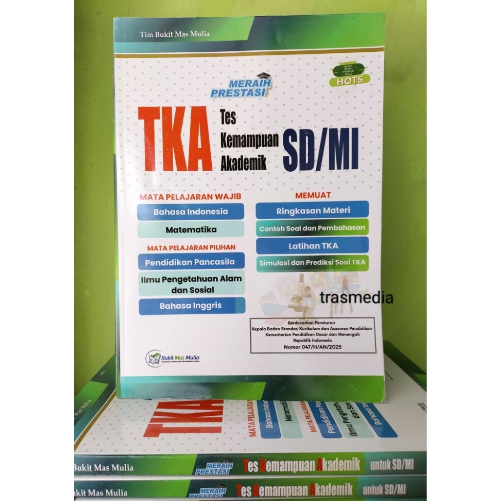 Buku TKA (Tes Kemampuan Akademik) SD/MI(kunci jawaban PDF)