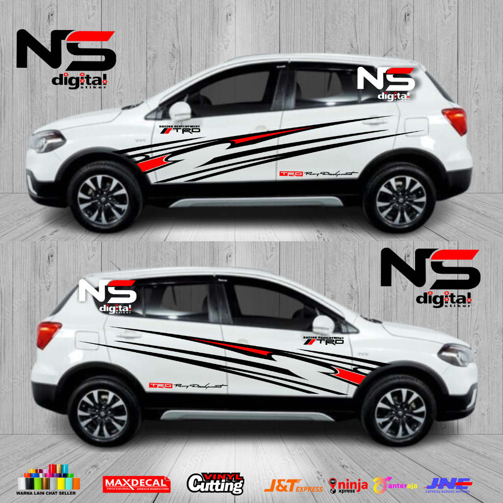 STICKER MOBIL SX4 CUTTING STICKER STIKER MOBIL SUZUKI SX4