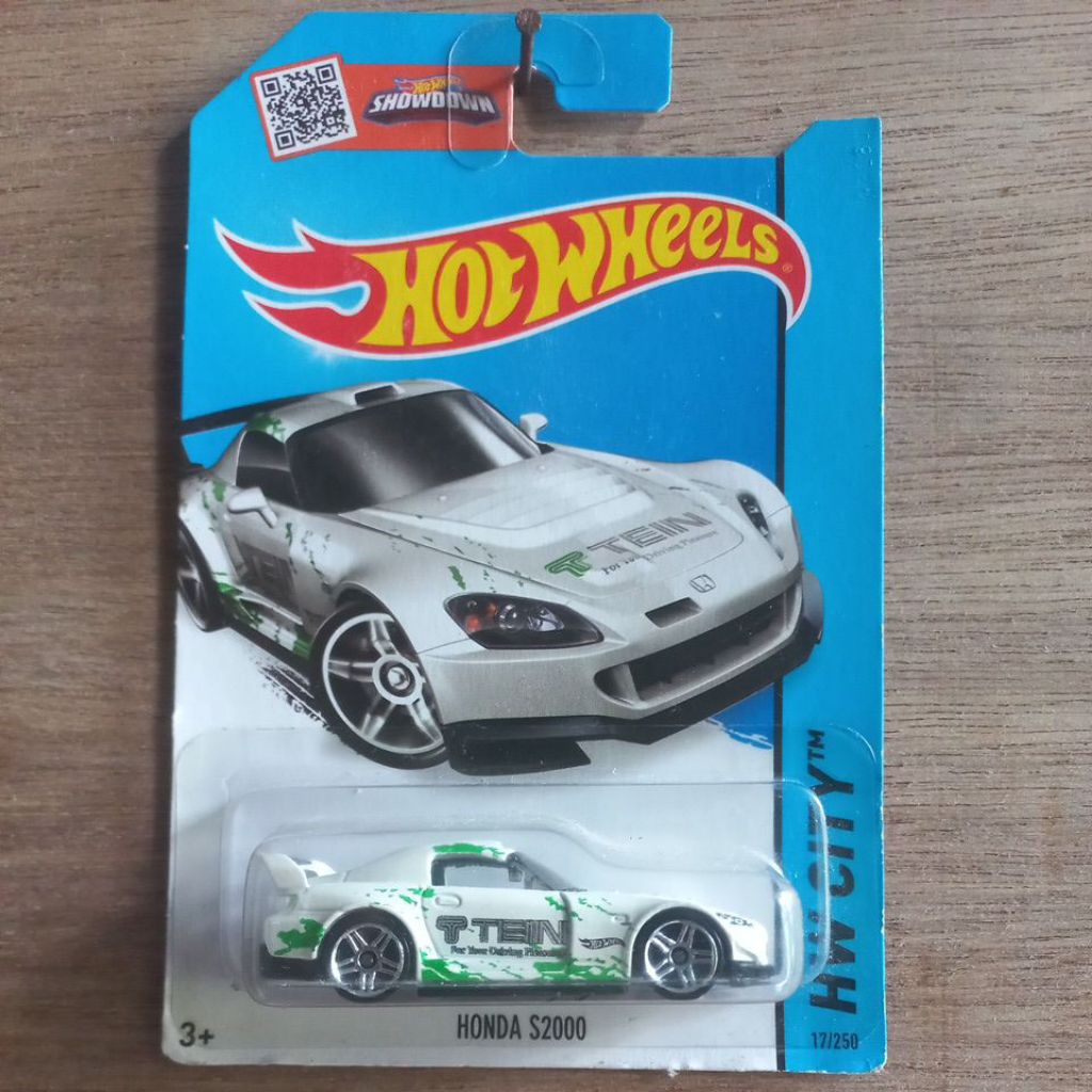 hotwheels Honda S2000 putih hijau
