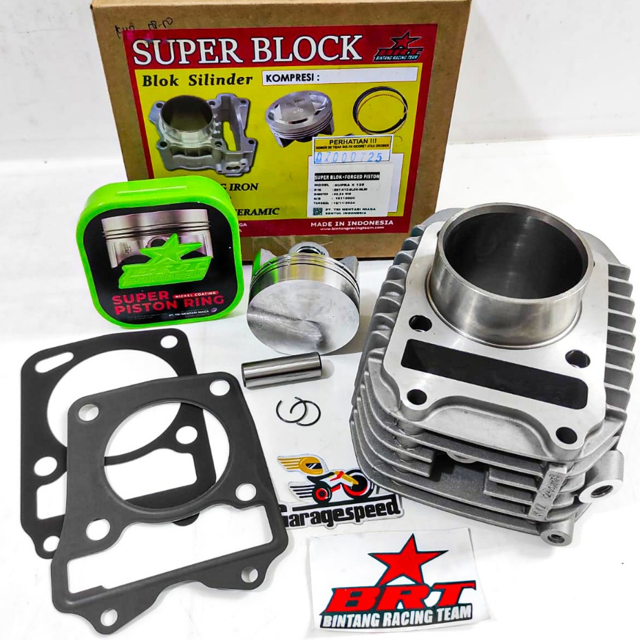 BLOK BORE UP BRT  CASTING IRON SUPRA X 125 KYZ 58.50