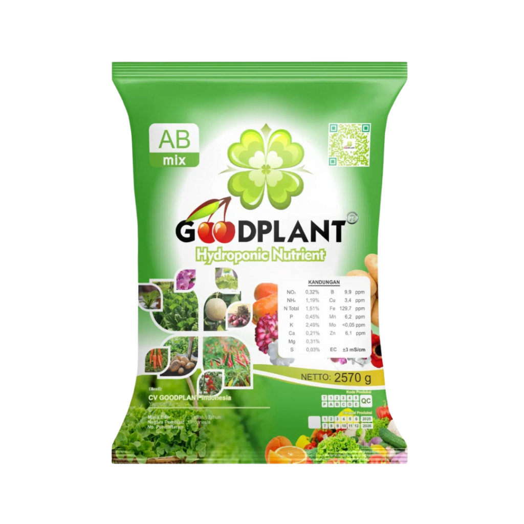 GOODPLANT Hidroponik Nutrisi Buah dan Sayur AB Mix 5Liter