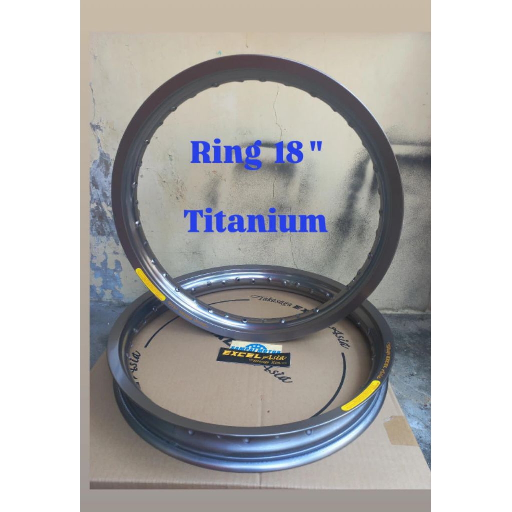 Velk TEA Excel Asia Takasago ring 18" (titanium)