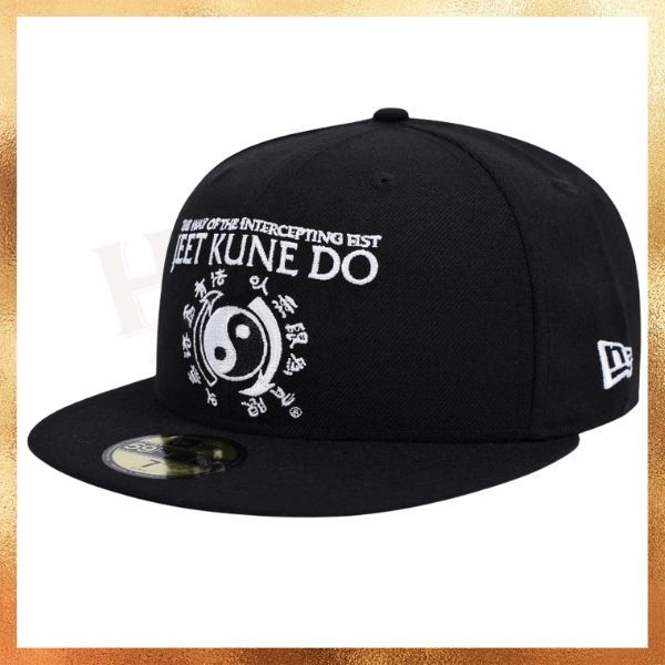 Topi New Era x Bruce Lee Collab Jeet Kune Don Kungfu Black 59FIFTY Original