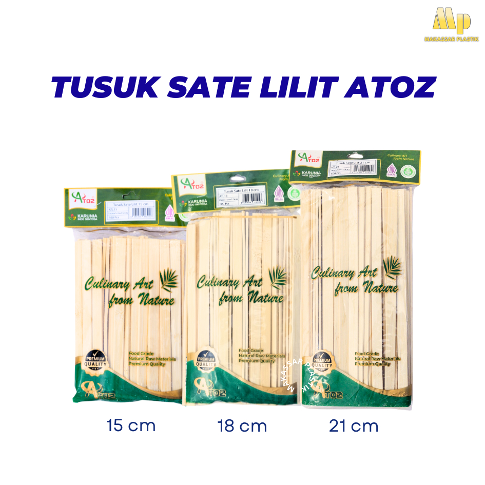 TUSUK SATE LILIT ATOZ / TUSUK SATE LILIT BAMBU / TUSUK SATE