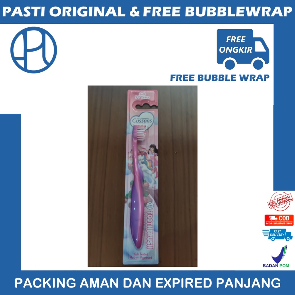 CUSSONS KIDS TOOTH BRUSH 5-7 TAHUN PINK TOOTHBRUSH SIKAT GIGI ANAK CUSSON