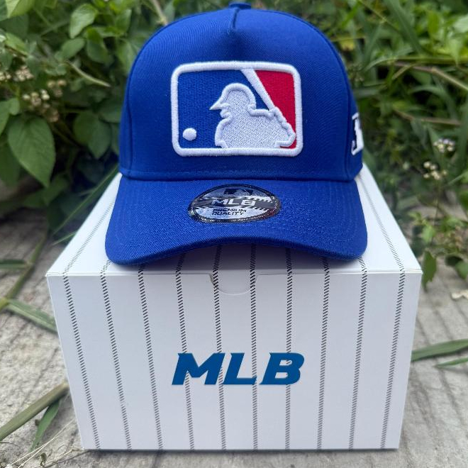 Topi Baseball - MLB Biru Bordir - Full Tag Unisex