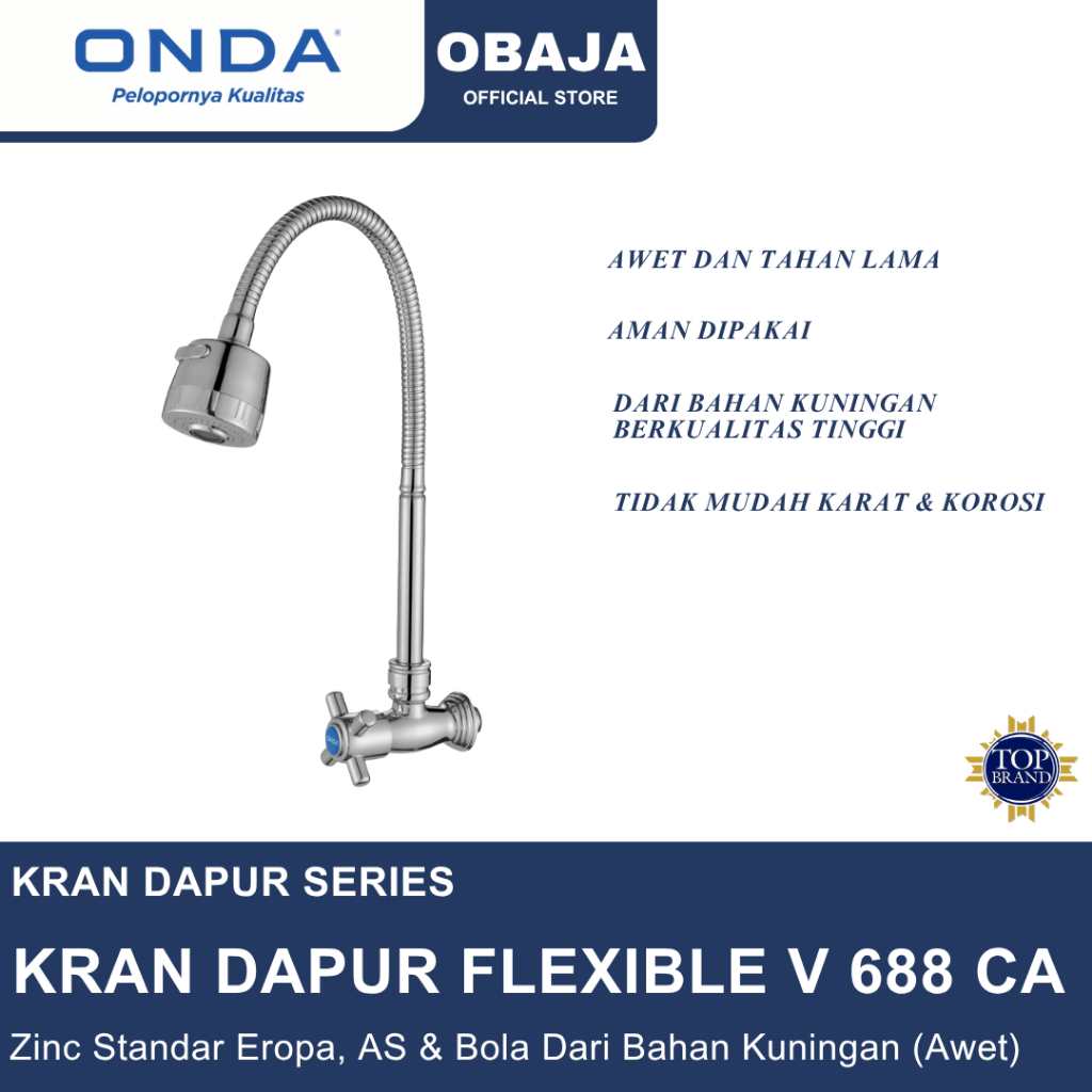 Onda Kran Dapur V 688 CA / Kran Cuci Piring Model Angsa V 688 CA Onda