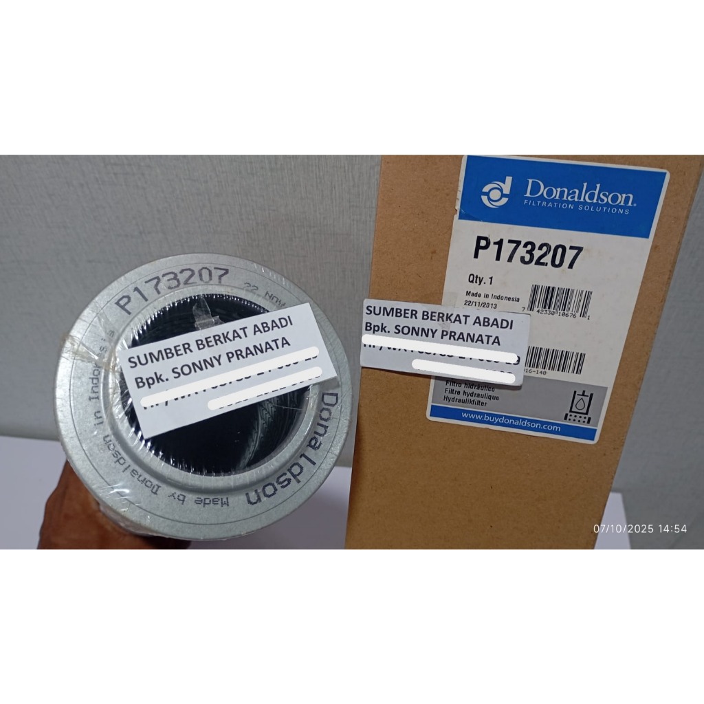 DONALDSON P173207 P17-3207 P17 3207 HYDRAULIC FILTER HF173207 HF 173207 2032691 TH111011 TH 111011 7