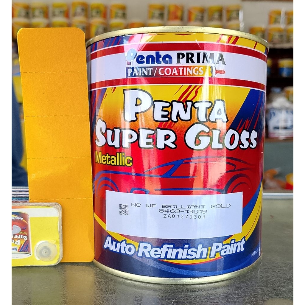 Cat Penta Super Gloss WF Briliant Gold Met 13019 Kuning Emas