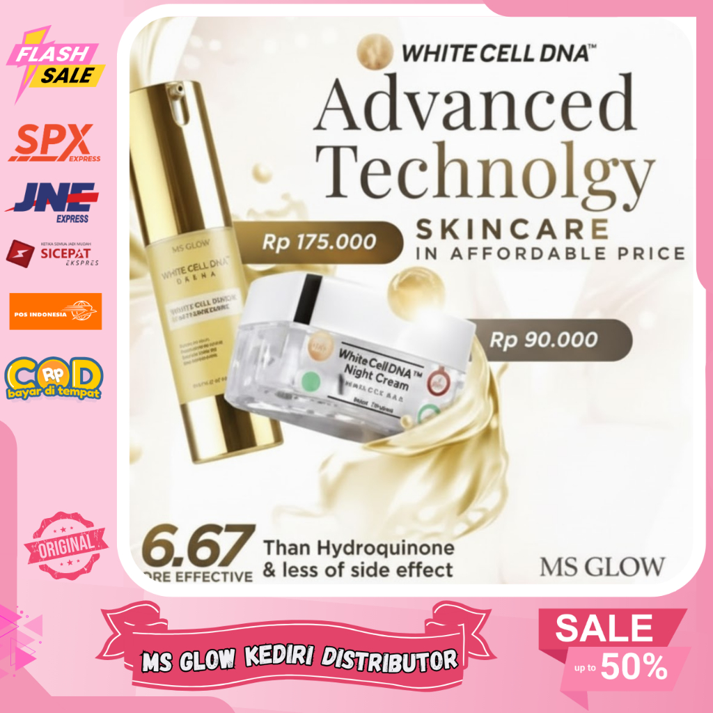WHITE CELL DNA MS GLOW / WHITE CELL DNA SERUM / WHITE CELL DNA NIGHT CREAM / WHITE CELL DNA SERUM MS