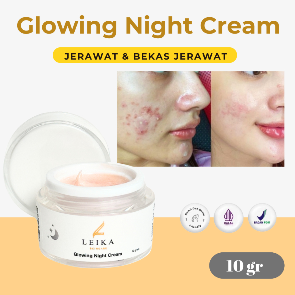 Krim Penghilang jerawat Ampuh BPOM Halal Krim untuk wajah berjerawat dan bekas jerawat Bruntusan Ori