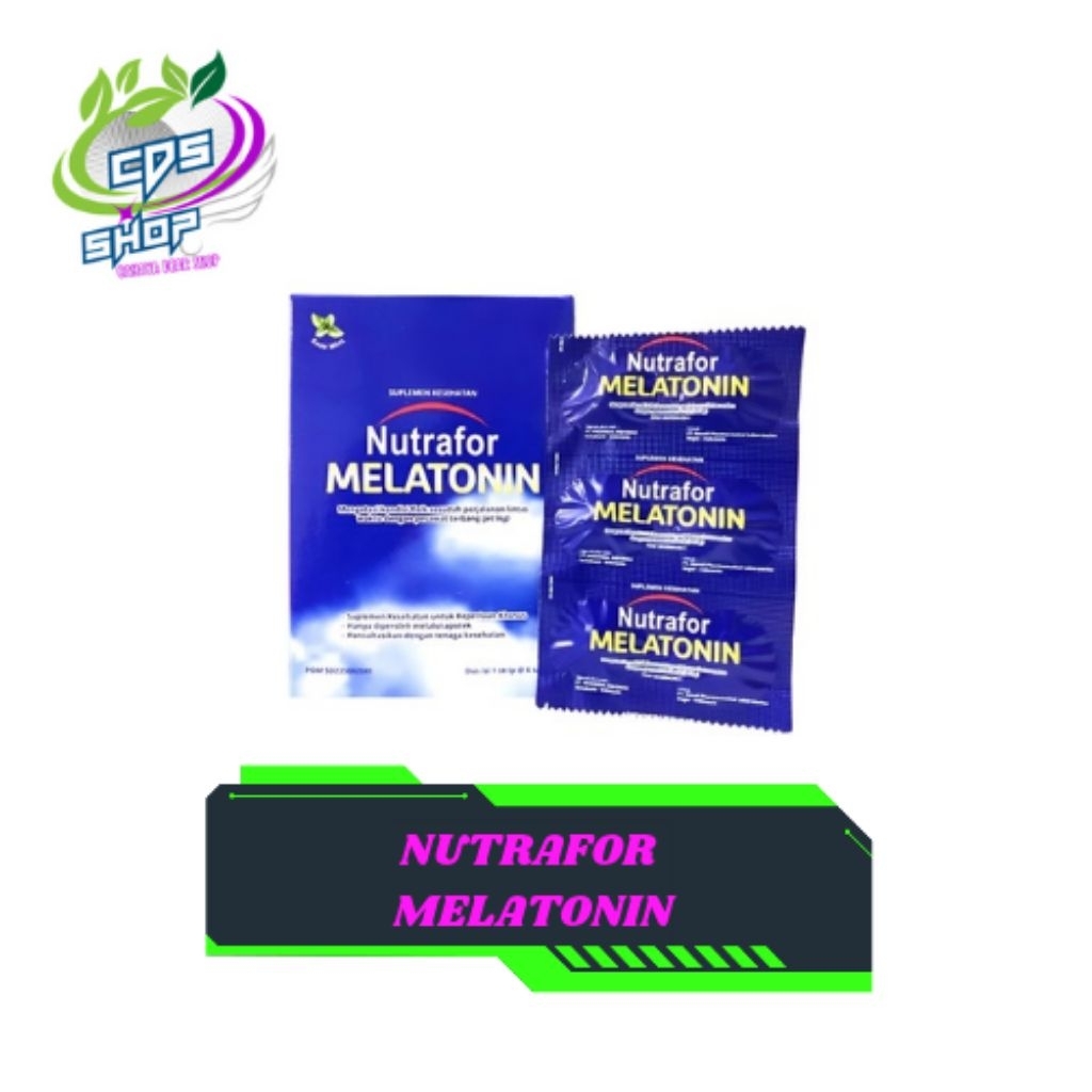 Nutrafor Melatonin / Suplemen Untuk Memperbaiki Kualitas Tidur