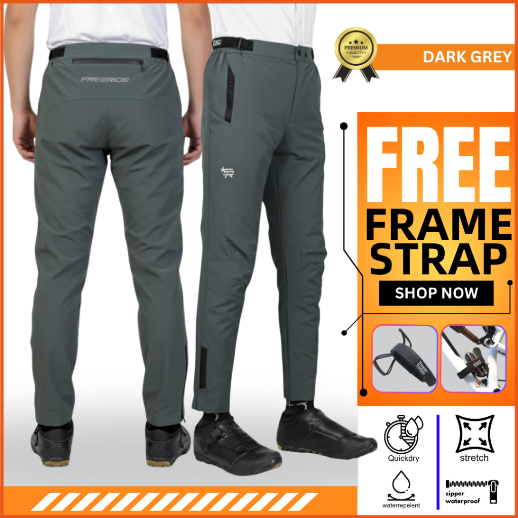 Celana Gowes sepeda Pria wanita Panjang Celana Mtb gravel downhill freeride