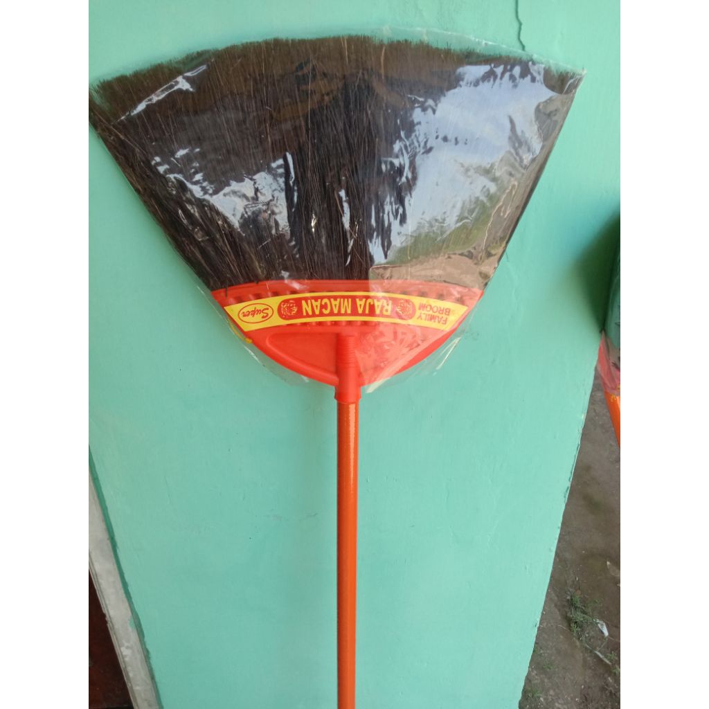 Sapu Raja Macan Super//Sapu Anti Rontok //Sapu Raja Macan lurus  ukuran besar