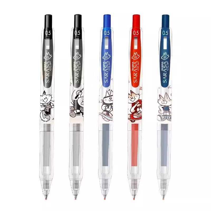Asab Stationary- Zebra Sarasa Sportscat 0.5mm Limited Edition Original/sarasa gel/sarasa clip