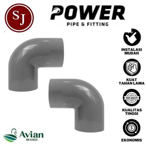 QUAD KENI 3/4" INCH  AW INCH QUAD KNEE 1 AW INCH SAMBUNGAN ELBOW