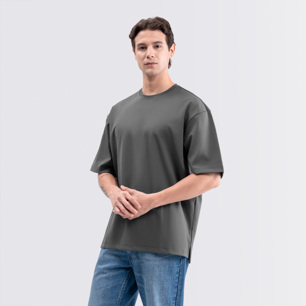Livehaf - Boxy Ease Tee Gray