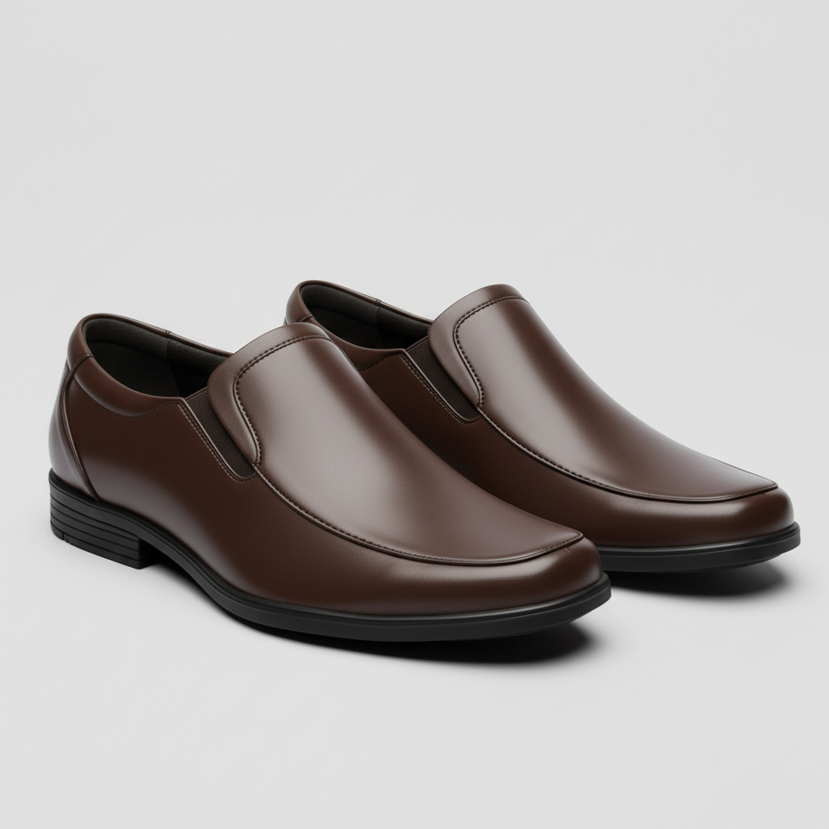 PAULMAY - Sepatu Formal Pria Milan 78 - Slip on Dark Brown
