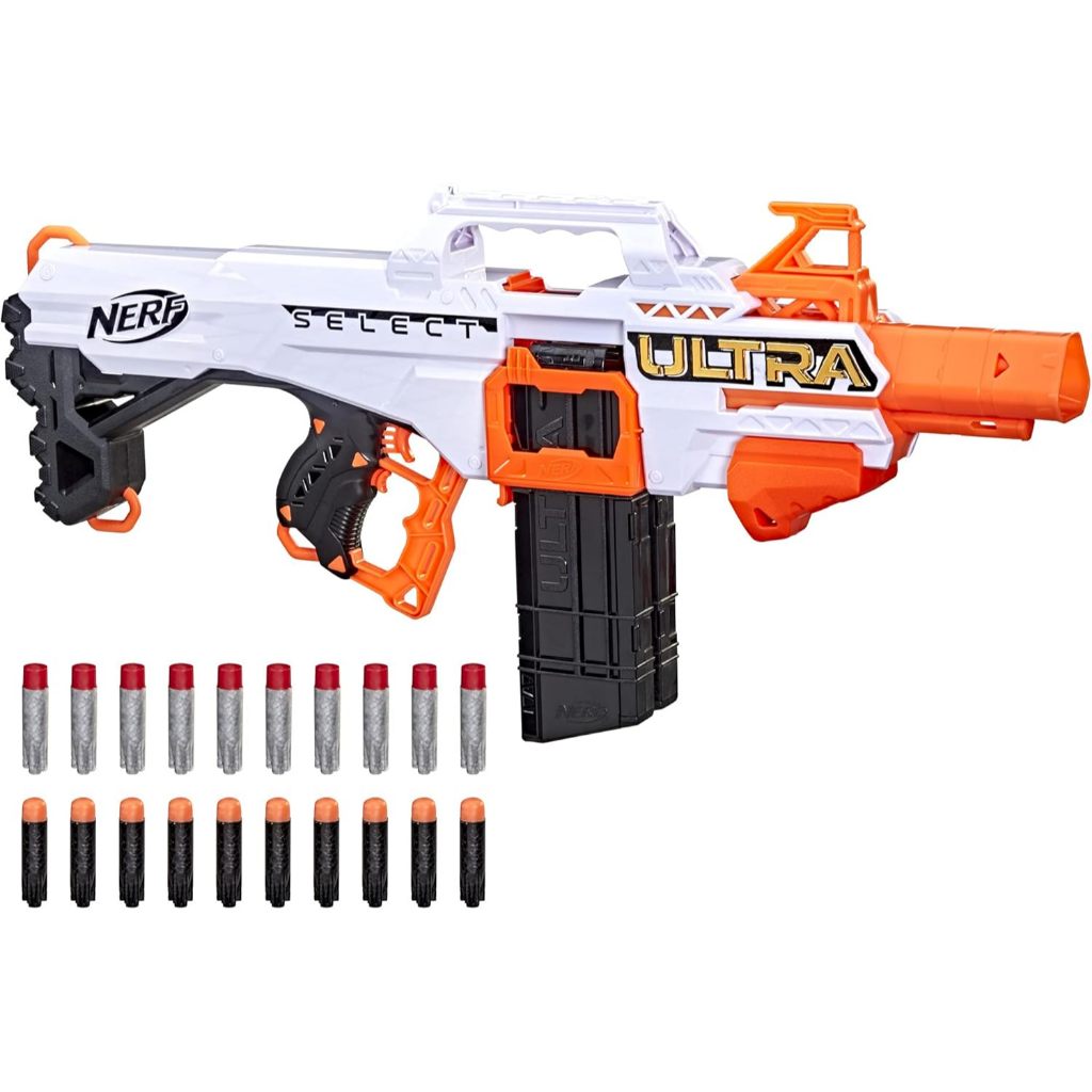 Nerf Ultra Select Fully Motorized Blaster, Fire for Distance or Accuracy