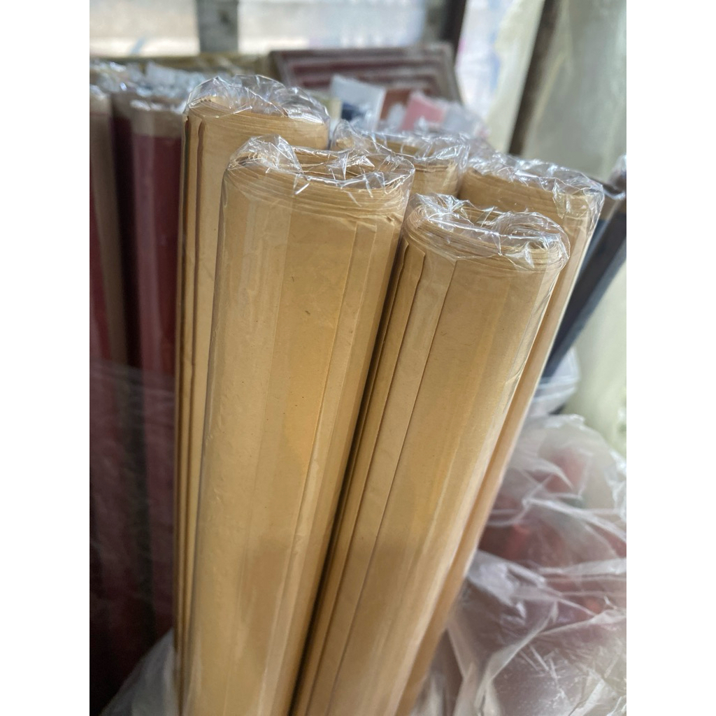 (4lbr) KERTAS POLA/ KERTAS SAMSON KRAFT 80gr/ KERTAS BUNGKUS / SAMPUL COKLAT 80gr