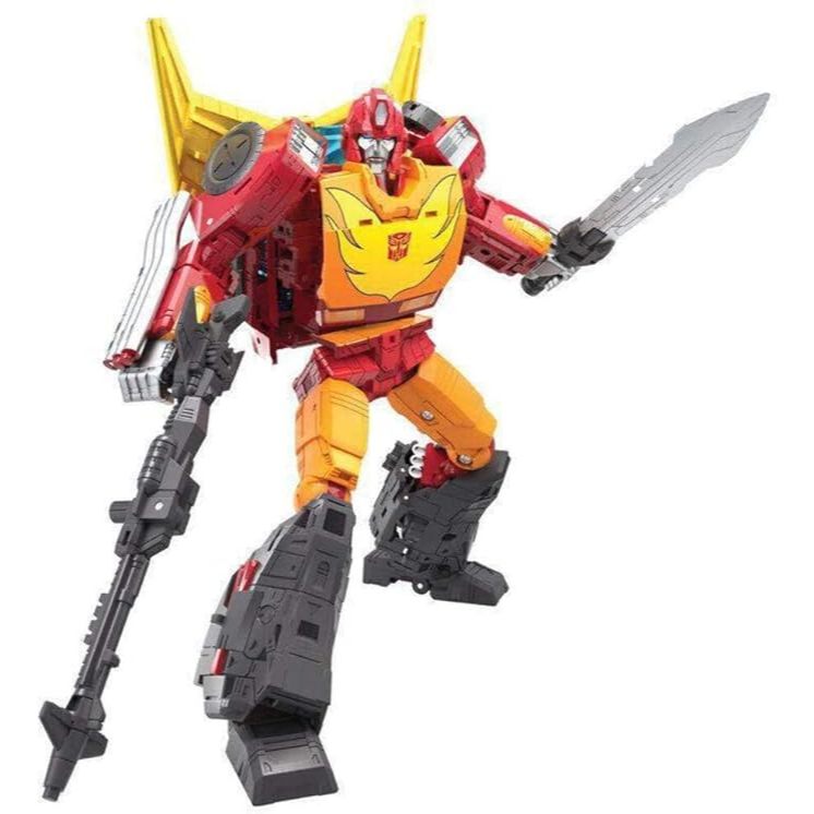 Transformers Toys Generations War for Cybertron: Kingdom Commander WFC-K29 Rodimus Prime with Traile