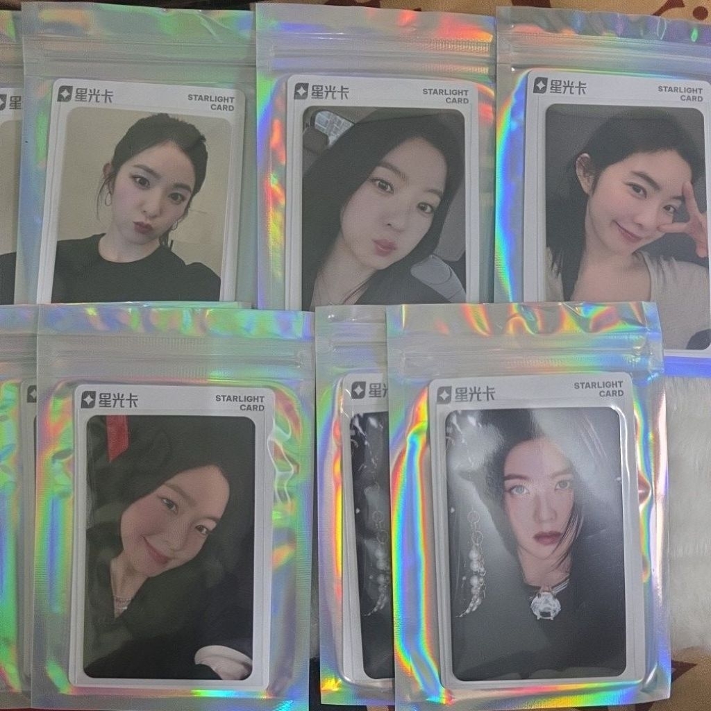 [OFFICIAL] PHOTOCARD QQ MUSIC CHINA RED VELVET IRENE & SEULGI TILT (IRENE 2 STAR 1 STAR)