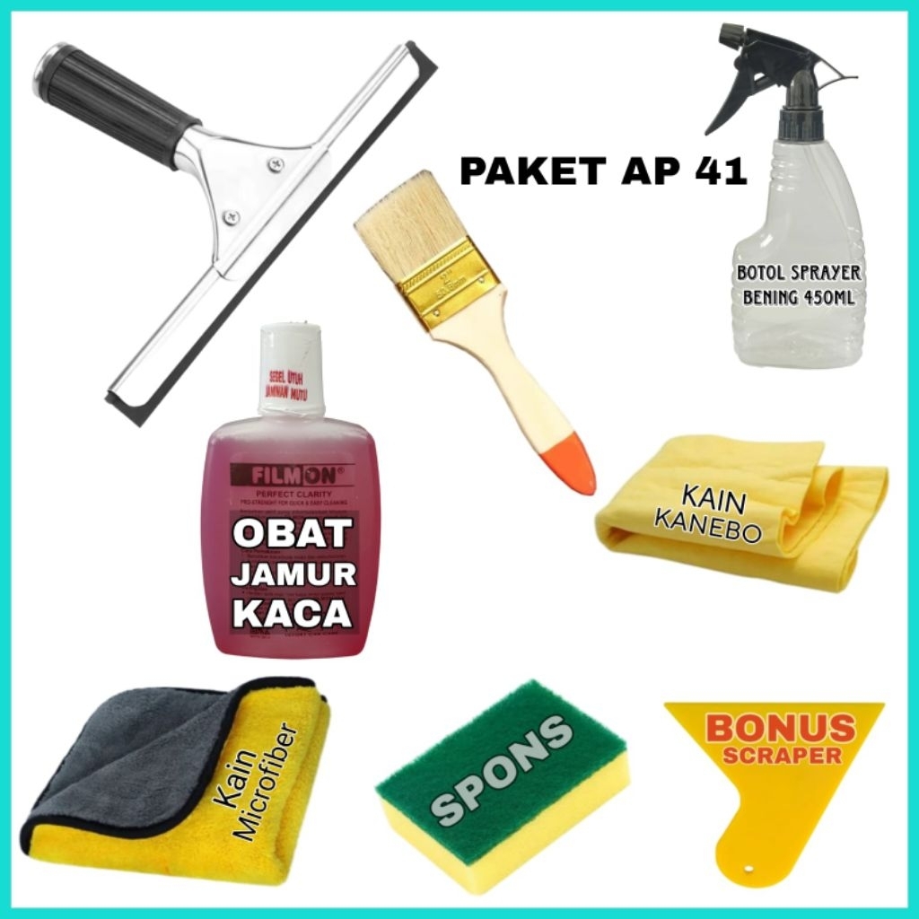 Alat Pembersih Kaca Serbaguna Cling Pembersih Kaca Wiper Pembersih Kaca Kualitas Premium