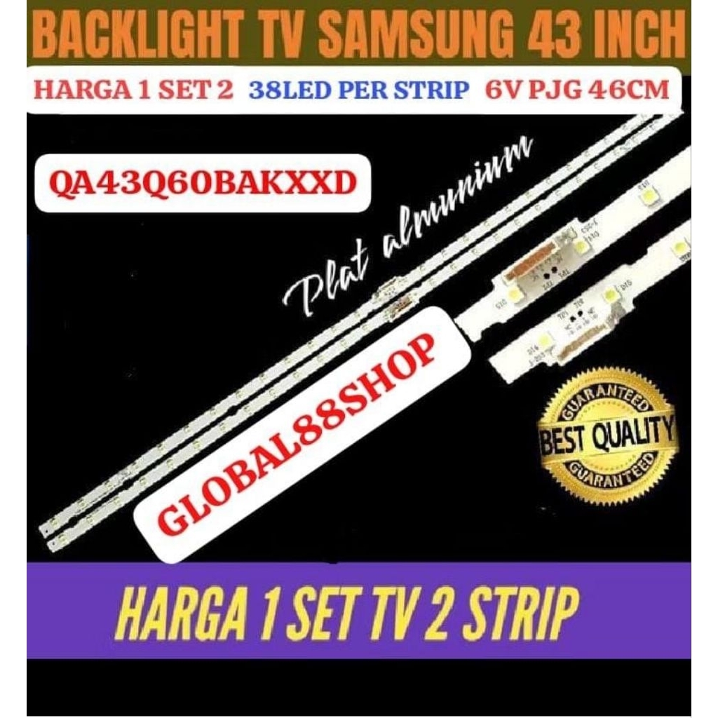 Backlight TV Samsung 43 Inch QA43Q60BAKXXD