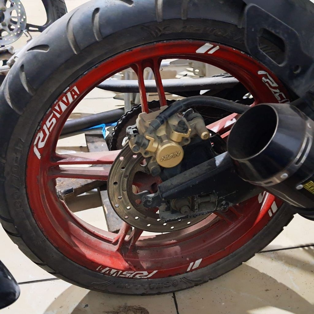 Pelek + Ban R15v2+Piringan Copotan original