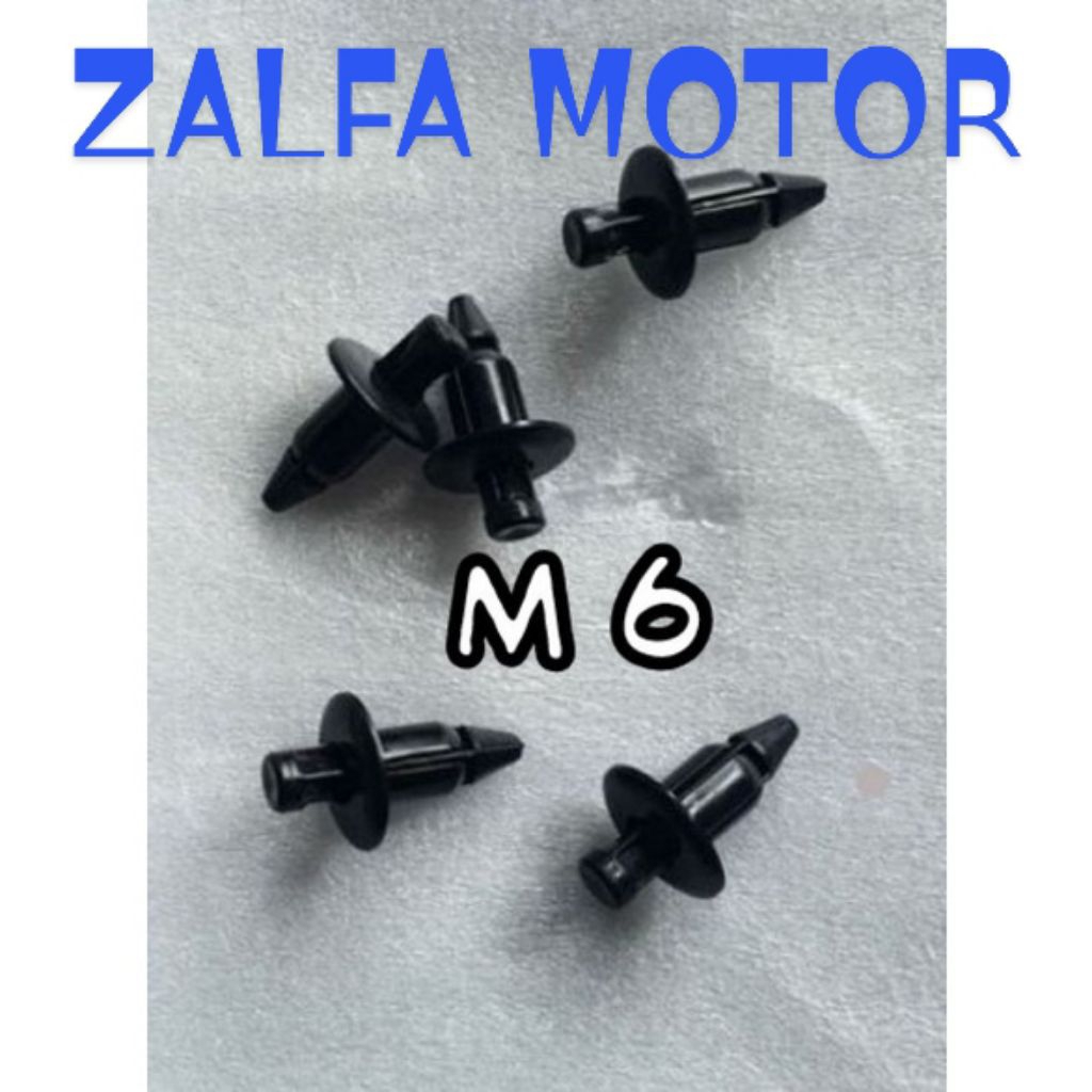 Klip Bumper Agya Klip Talang Air Mobil Baut Rivet Mobil Universal Clips m6