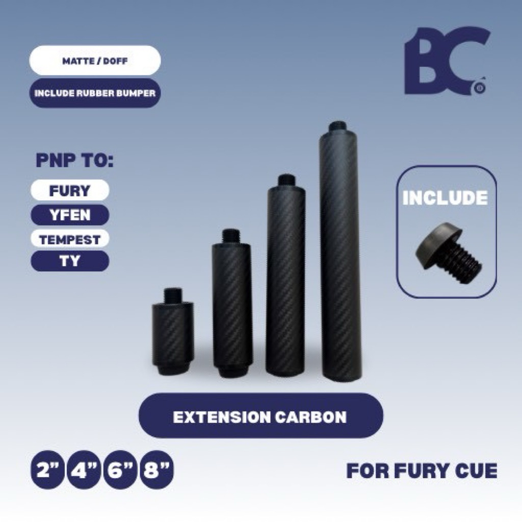 Extension Carbon For Fury Cue - Extension billiard