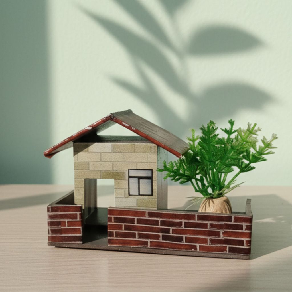 Hiasan Aquarium miniatur rumah