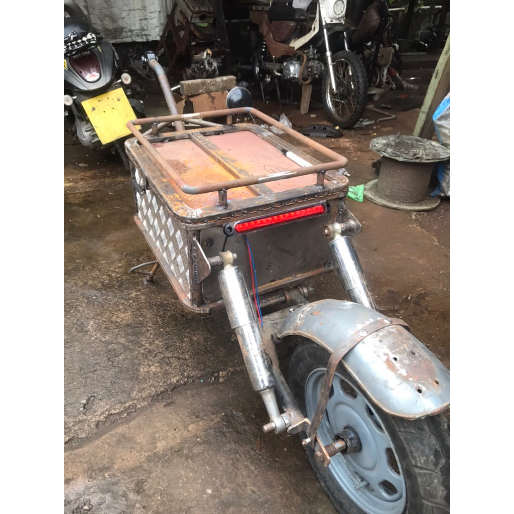 Motorcycle trailer / Anhang motor / Troli belakang motor (menerima jasa custom sesuai request)