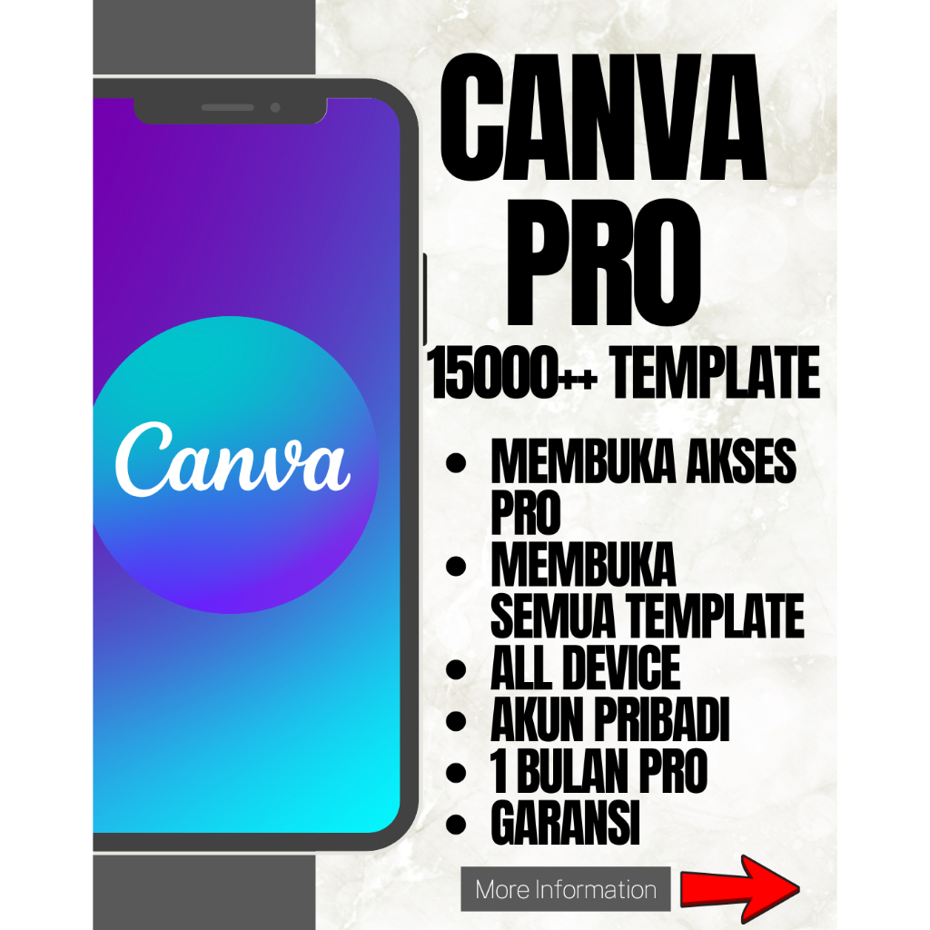 15000++ TEMPLATE CANVA PRO PREMIUM ORDER SEKARANG 