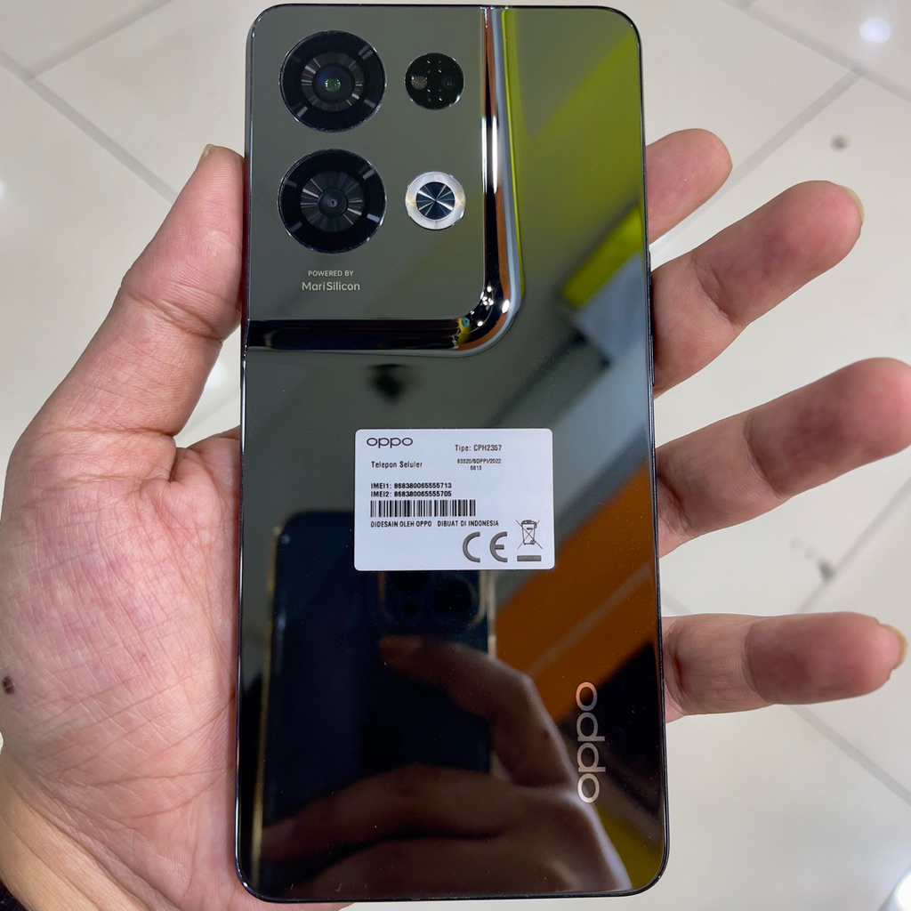 oppo reno 8 pro ram 12 / 256 fullset original resmi