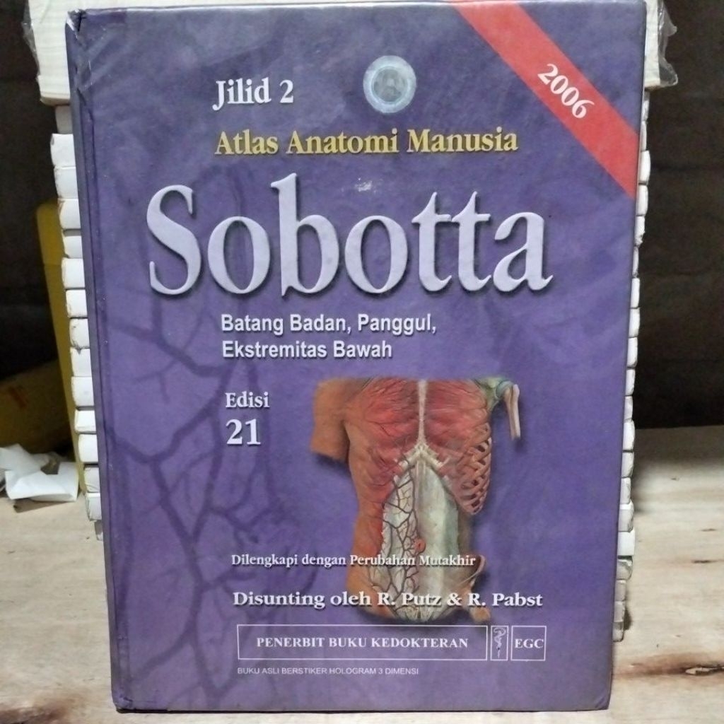 atlas anatomi manusia sobotta batang badan,panggul,ekstremitas bawah, jilid 2 edisi 21