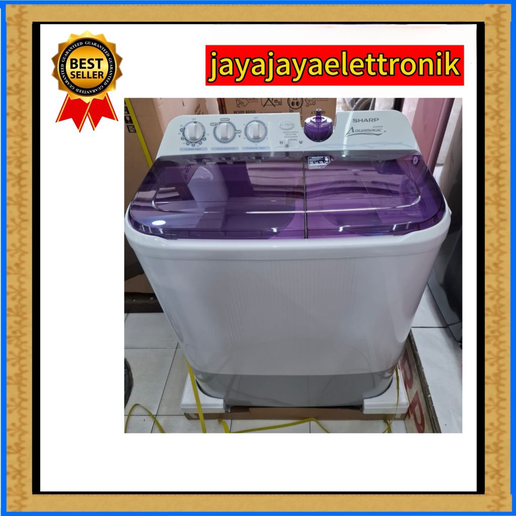 MESIN CUCI SHARP 95CR / MESIN CUCI SHARP EST 95 CR / MESIN CUCI SHARP 9.5 KG / MESIN CUCI SHARP 2 TA