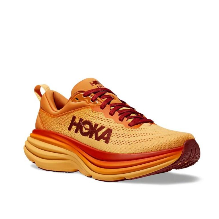 Sepatu Hoka One One Bondi 8 Amber Haze Sherbet