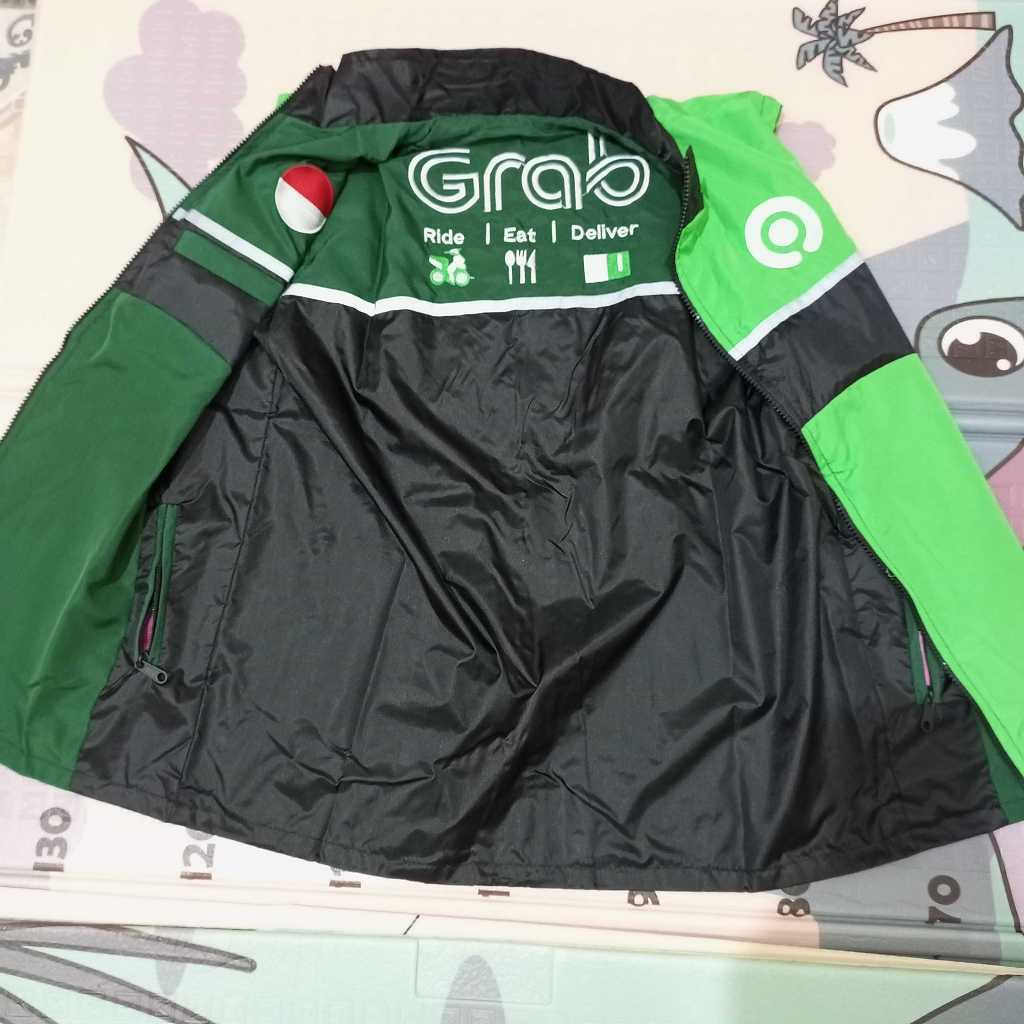 ROMPI GOJEK BOLAK BALIK GRAB HIJAU TUA KEREN ANTI AIR NO BUSA GAK TEBEL