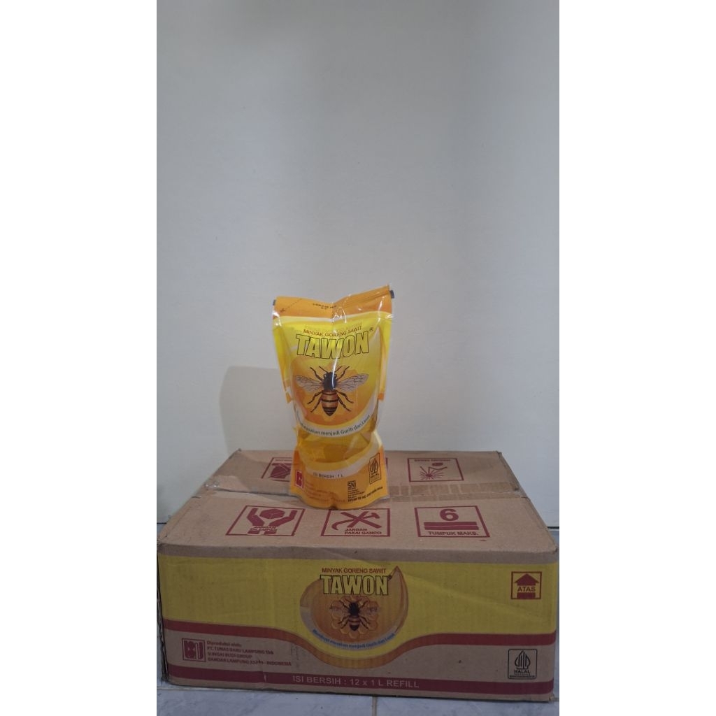 Minyak Goreng Tawon 1L isi 12 pouch per dus