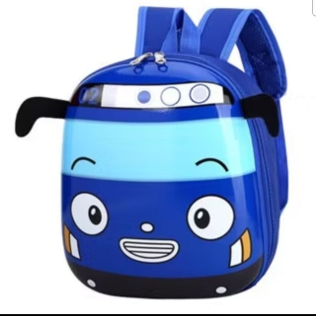 Tas Anak Laki-laki TAYO LED ukuran TK Tas Ransel Sekolah anak laki-laki
