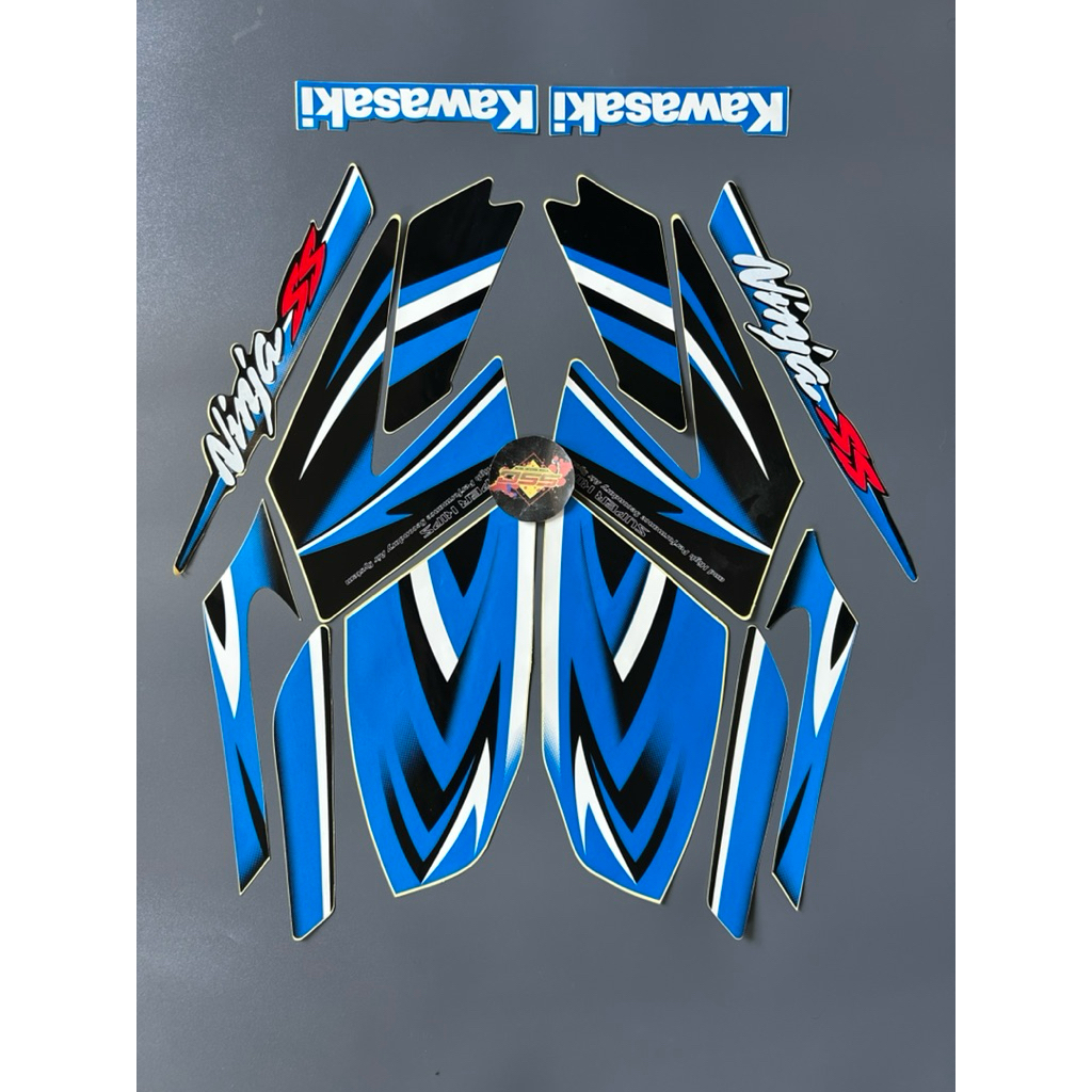 STRIPING STIKER NINJA SS 2011 BIRU BIASA