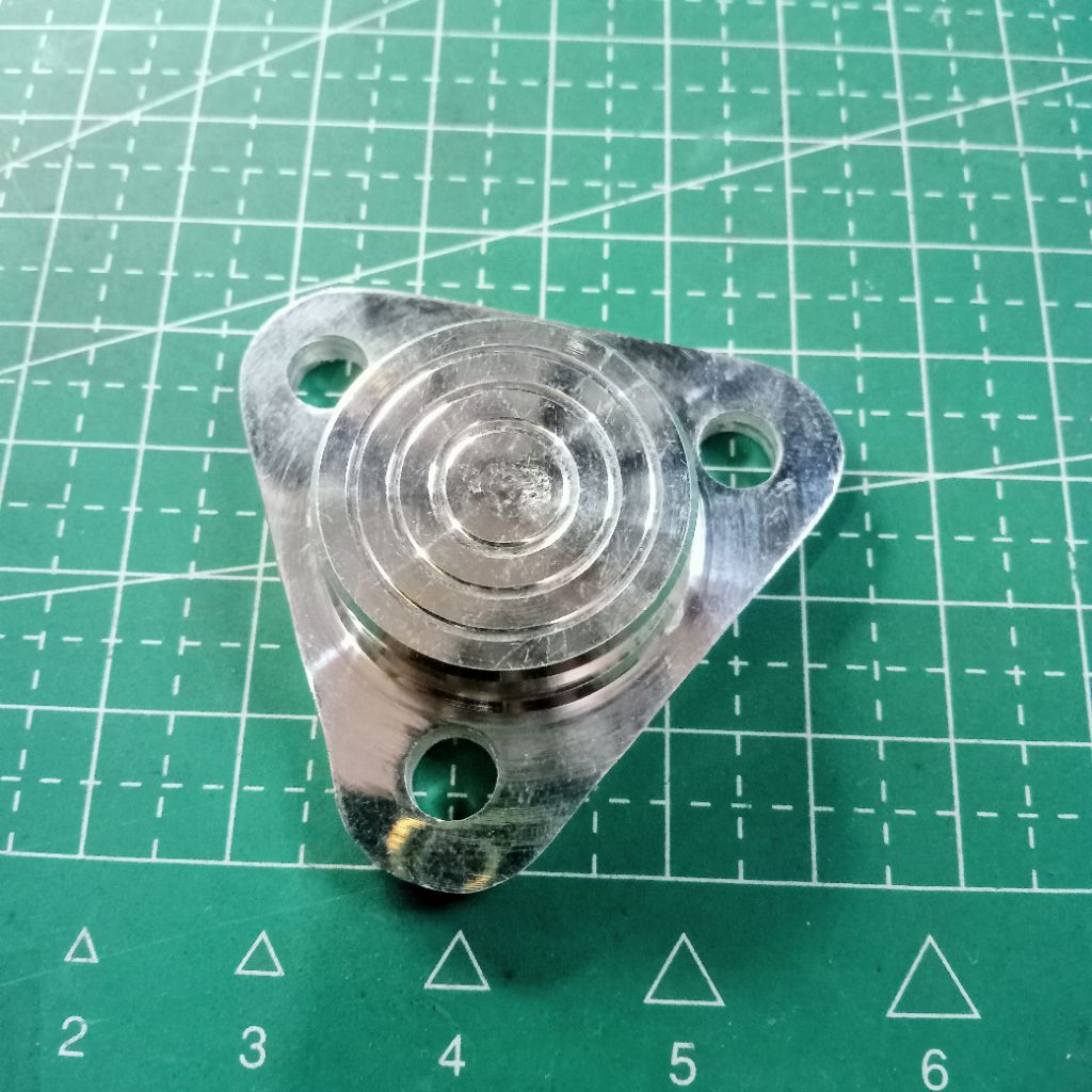 TUTUP SEGITIGA NETRAL RX KING RXS BAHAN DURAL FINISHING CNC