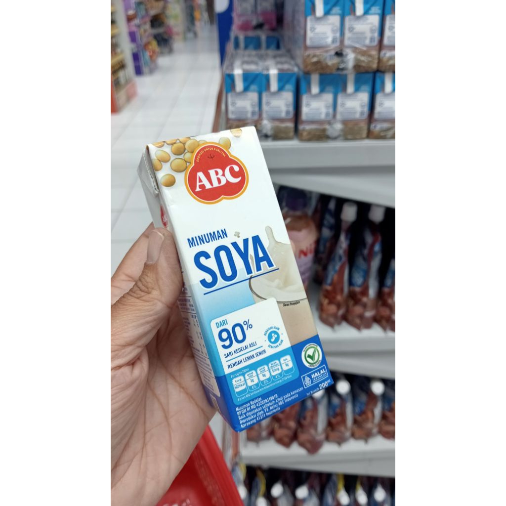 susu sari kedelai abc soya 200 gr