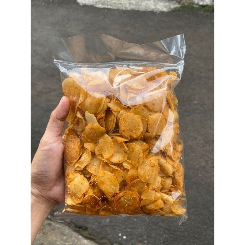 Moring Asli Tasikmalaya 1KG - High Quality Snack Moring Keripik Pedas  Kriuk Gurih Asli Tasikmalaya