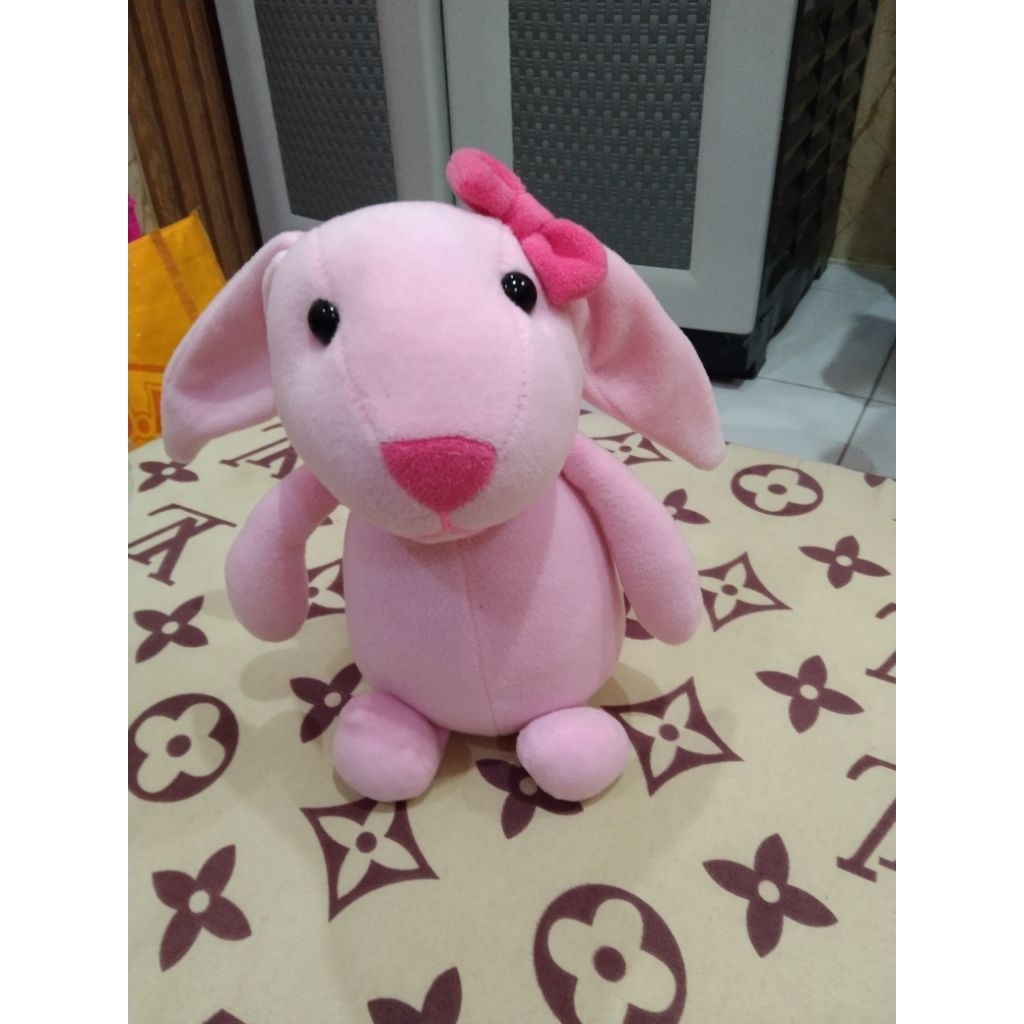 PL, like new Boneka kelinci pita pink BLESS TOYS