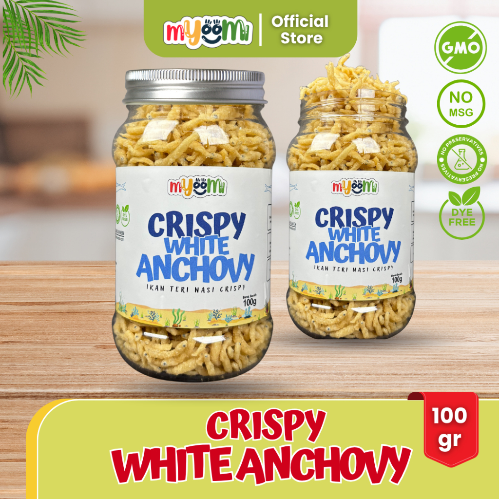 Myoomi Teri Crispy Mpasi Non MSG | Teri Krispi Non MSG | Teri Nasi BB Booster Halal